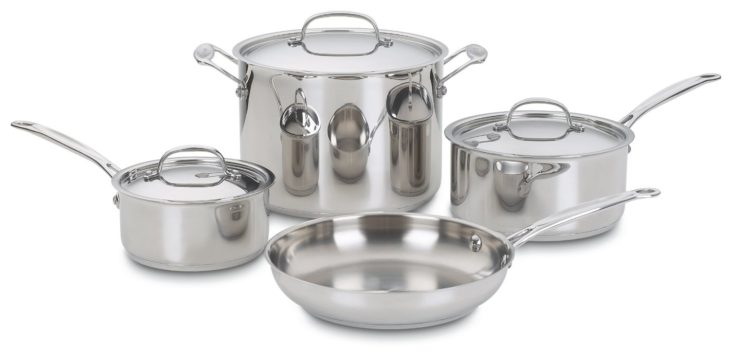 Cuisinart 77-10 Stainless 10-Piece Cookware Set